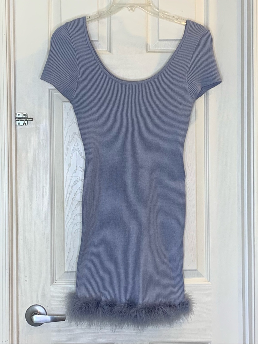 Fashion Nova Shake Ya Tail Feather Mini Dress Size XL
